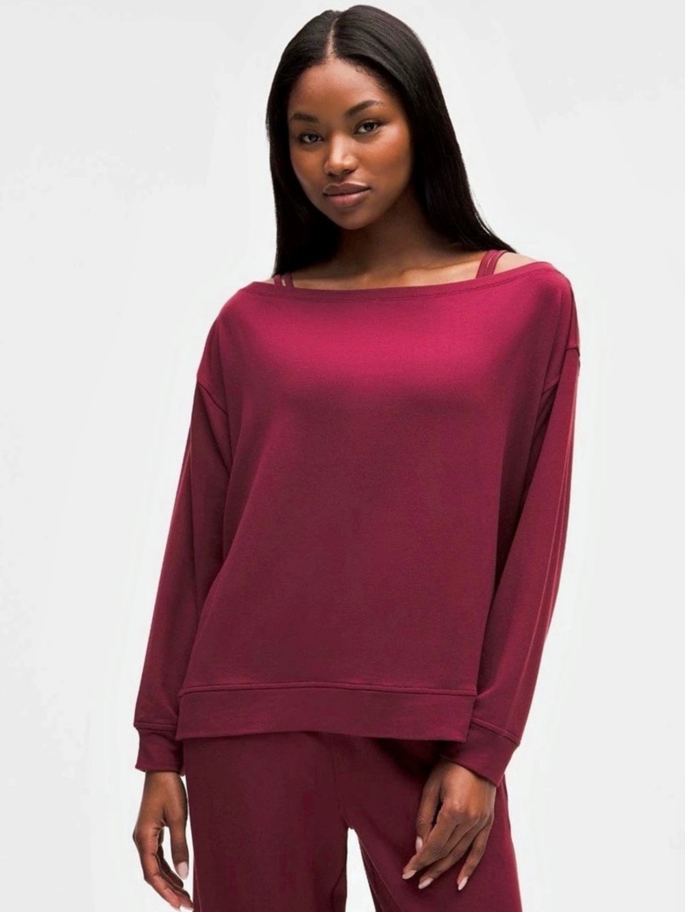 Lululemon BeCalm Oversized Boatneck Long Sleeve Shirt - Never Worn No Tags